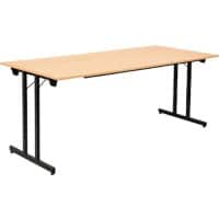 Table pliante Sodematub TPMU188 Noir 1&nbsp;800 x 800 x 740 mm