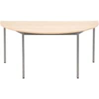 Table demi-cercle Sodematub Demi-cercle Argenté Fer 160 x 800 x 740 mm