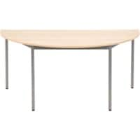 Table demi-cercle Sodematub Demi-cercle Argenté Fer Argenté 1600 x 800 x 740 mm