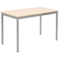 Table Sodematub Rectangulaire Argenté Fer 120 x 600 x 740 mm