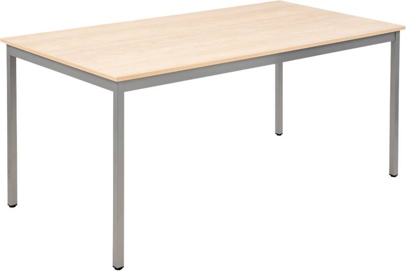 Table Sodematub Rectangulaire Hêtre Fer Argenté 1600 x 800 x 740 mm
