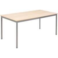 Table Sodematub Rectangulaire Argenté Fer 160 x 800 x 740 mm