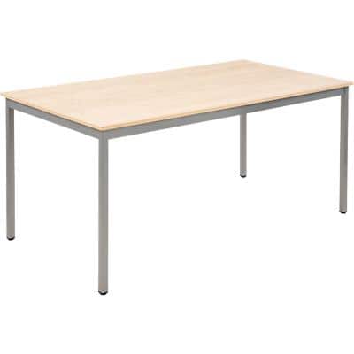 Table Sodematub Rectangulaire Argenté Fer Argenté 1600 x 800 x 740 mm