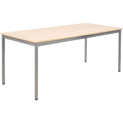 Table Sodematub Rectangulaire Argenté Fer Argenté 1800 x 800 x 740 mm
