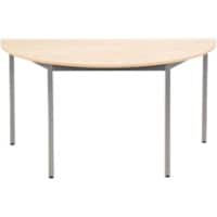 Table demi-cercle Sodematub Demi-cercle Argenté Fer 140 x 700 x 740 mm