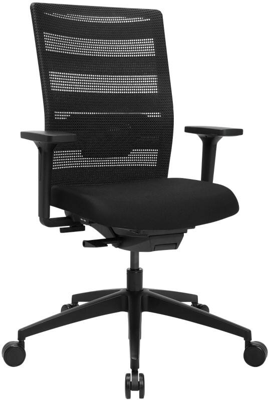Siège de bureau Airwork TOPSTAR Mécanisme synchrone Accoudoirs réglables en hauteur Siège réglable en hauteur Noir 110 kg