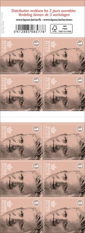 Timbres bpost Non Prior Autocollant 100 Unités 