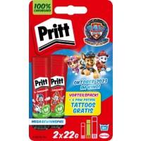 Bâton de colle Pritt Paw Patrol 44 g Transparent 2798370 2 Unités de 22 g