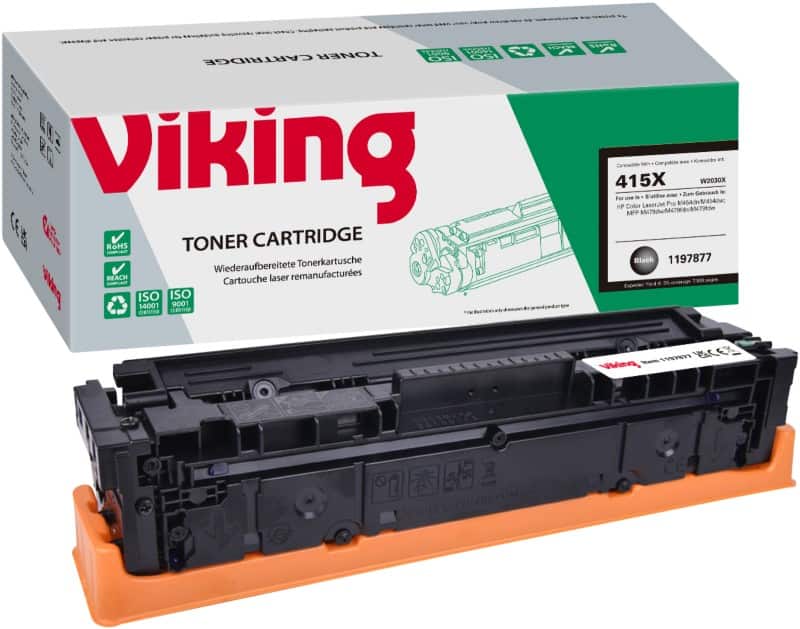 Toner Viking Compatible HP 415X W2030X Noir