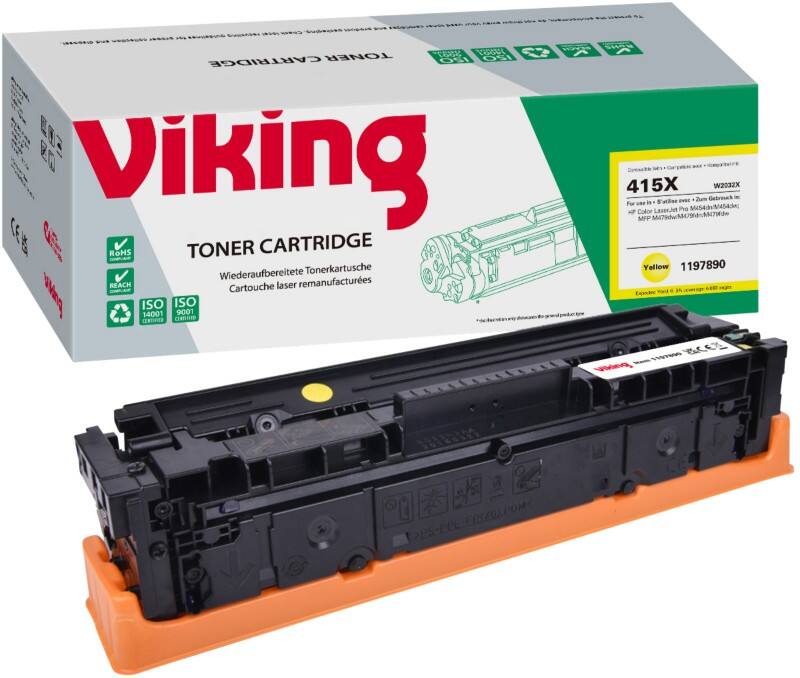 Toner Viking Compatible HP 415X W2032X Jaune
