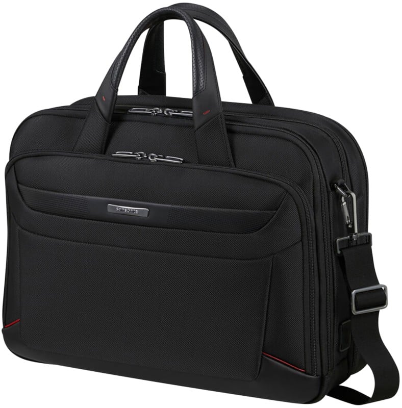 Sac pour ordinateur portable Samsonite PRO-DLX6 15.6 " 30,5 x 20 x 42 cm Cuir, Nylon balistique, PL (Polyester) Noir