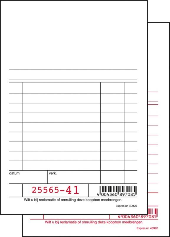 Bloc de caisse Sigel Sans perforation