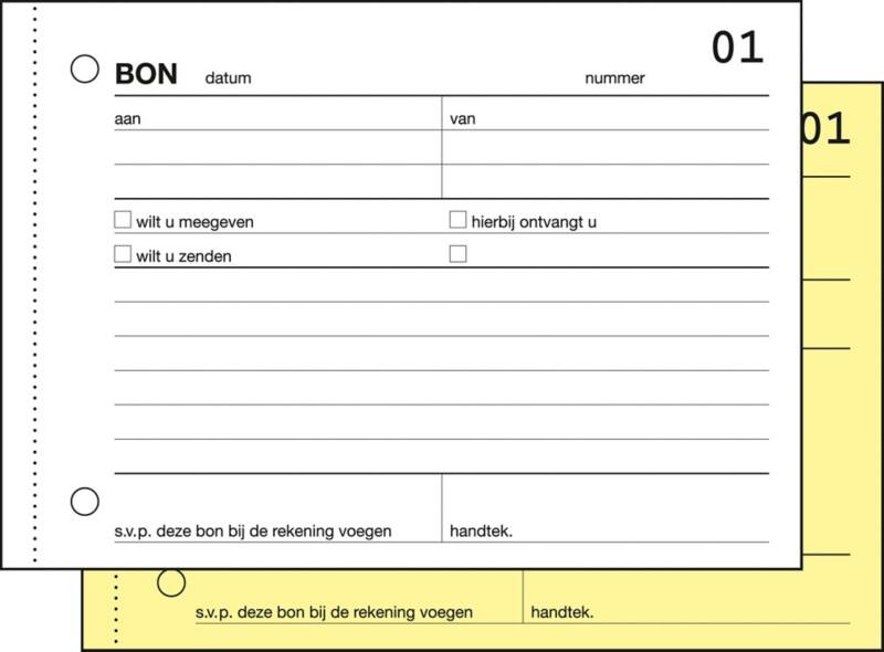 Carnet de reçus Sigel A6 Sans perforation