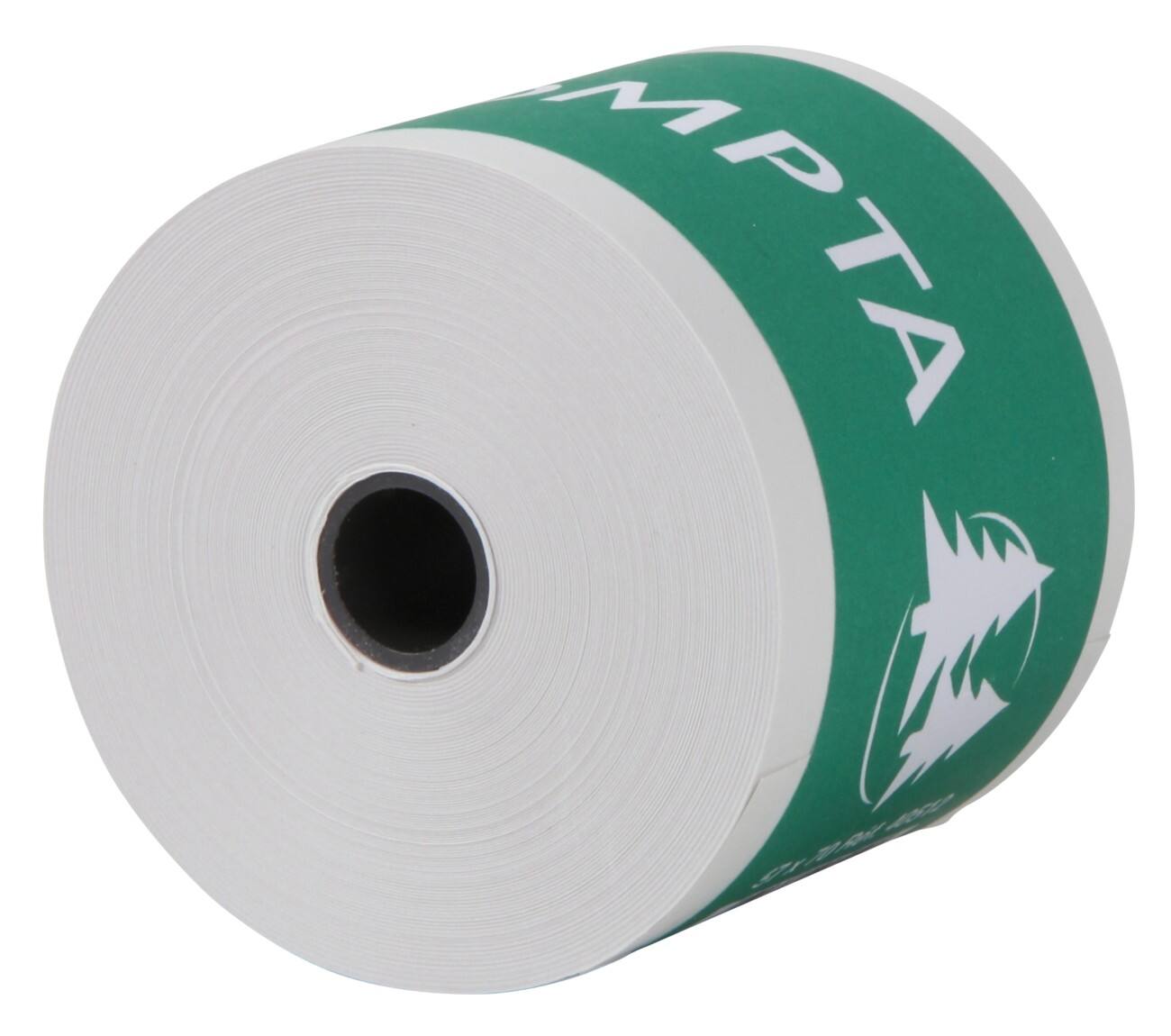 Bobines calculatrices 60 g/m² 57 mm x 70 mm x 12 mm x 37 m Blanc 10 Rouleaux