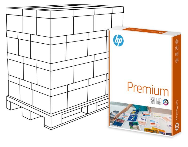 Papier imprimante HP Premium A4 80 g/m² Mat Blanc 240 Paquets de 500 Feuilles