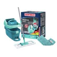Kit de démarrage pour balai à franges Leifheit Profi XL Mobile Usage intérieur Turquoise 29 (l) x 49 (P) x 38 (H) cm 55168