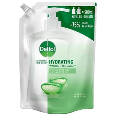 Recharge de savon pour les mains Dettol Liquide Aloe vera 500 ml