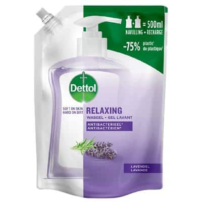 Recharge de savon pour les mains Dettol Liquide Relaxing Lavande 500 ml