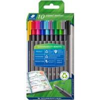 Stylo-feutre STAEDTLER Triplus 0.3 mm Aiguille  Assortiment 334 RC10 10 Unités