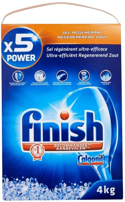 Sel régénérant Finish 4 kg