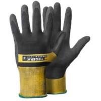 Gants de précision TEGERA Infinity Non jetables Nitrile, Nylon Taille 8 Jaune, noir 6 paires