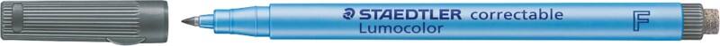 Marqueur OHP/DVD Lumocolor STAEDTLER Fin 0,6 mm Noir Rechargeable