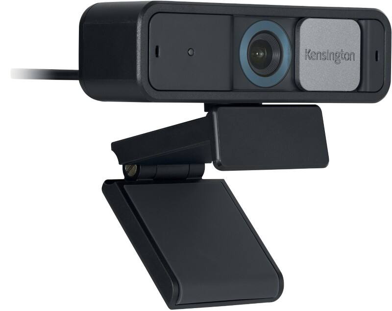 Webcam Kensington W2050 Pro 1080p K81176WW Avec auto focus Câble USB-A / USB-C Microphone stéréo Noir