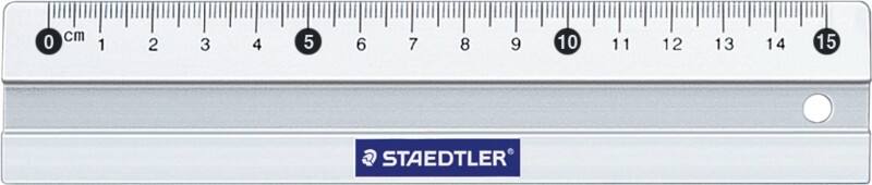 Règle STAEDTLER Aluminium Argenté 15 cm 56315