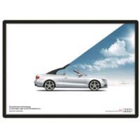 Cadre d'affichage Djois Magneto A1 Magnétique Noir Adhésif PVC (Polychlorure de vinyle) 191957 63,6 (L) x 0,2 (P) x 88,3 (H) cm