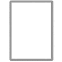 Cadre d'affichage Djois Magneto A2 Magnétique Gris Adhésif PVC (Polychlorure de vinyle) 192950 46,2 (L) x 0,2 (P) x 63,6 (H) cm