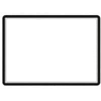 Cadre d'affichage Djois Magneto A3 Adhésif Noir Adhésif PP, PVC 193957 31,7 (L) x 0,2 (P) x 44 (H) cm 2 Unités