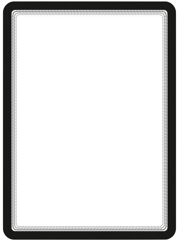 Cadre d'affichage Djois Magneto A4 Adhésif Noir Adhésif PP, PVC 194957 23 (L) x 0,2 (P) x 31,7 (H) cm 2 Unités