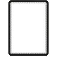 Cadre d'affichage Djois Magneto A4 Adhésif Noir Adhésif PP, PVC 194957 23 (L) x 0,2 (P) x 31,7 (H) cm 2 Unités