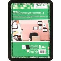 Cadre d'affichage Djois Magneto A5 Magnétique Noir Adhésif PP, PVC 194977 16,8 (L) x 0,2 (P) x 23 (H) cm 2 Unités