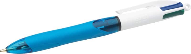 Stylo-bille BIC 4 Colours Grip Pro Rétractable Multicolore 0,32 mm Moyen Bille Rechargeable