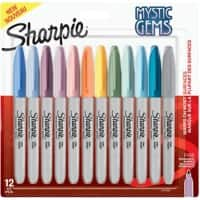 Marqueur permanent Sharpie Mystic Gems 2157681 Pointe fine 1 mm Multicolore Non rechargeable