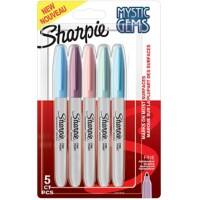 Marqueur permanent Sharpie Mystic Gems 2157670 Pointe fine 1 mm Multicolore Non rechargeable