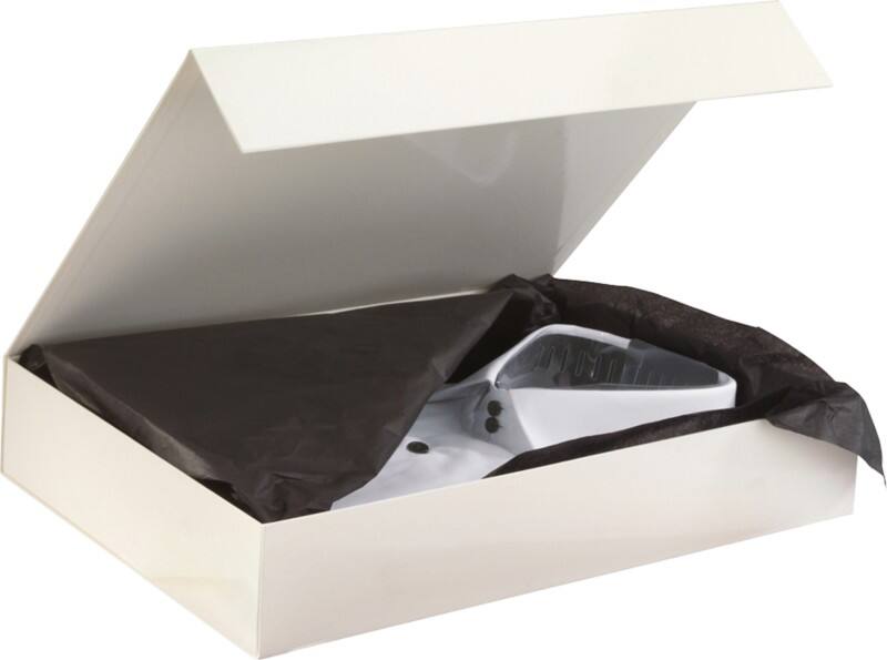 RAJA Coffret cadeau Carton, Papier couché brillant 265 (l) x 65 (P) x 375 (H) mm Ivoire 10 Unités