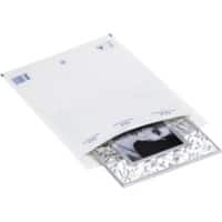 RAJA Pochette d’envoi à bulles Papier Kraft, Film en polyéthylène Blanc Sans Fenêtre 360 (l) x 270 (H) mm Bande adhésive 75 g/m² 100 Unités