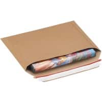 RAJA Pochette de sécurité Carton 164 (l) x 180 (H) mm Brun 100 Unités