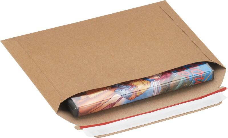 Enveloppes à dos carton Raja Marron 180 mm 100 unités