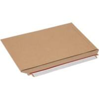 RAJA Pochette de sécurité Carton 234 (l) x 334 (H) mm Brun 100 Unités