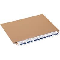 RAJA Pochette de sécurité Carton 328 (l) x 458 (H) mm Brun 75 Unités