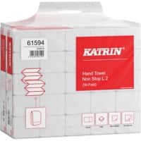 Essuie-mains Katrin Classic 61594 Pliage en M 2 Plis Blanc 25 Rouleaux de 120 Feuilles