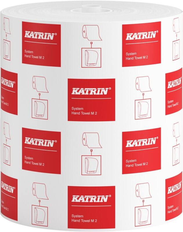 Essuie-mains Katrin Basic 460102 Roulé 2 Plis Blanc 6 Rouleaux