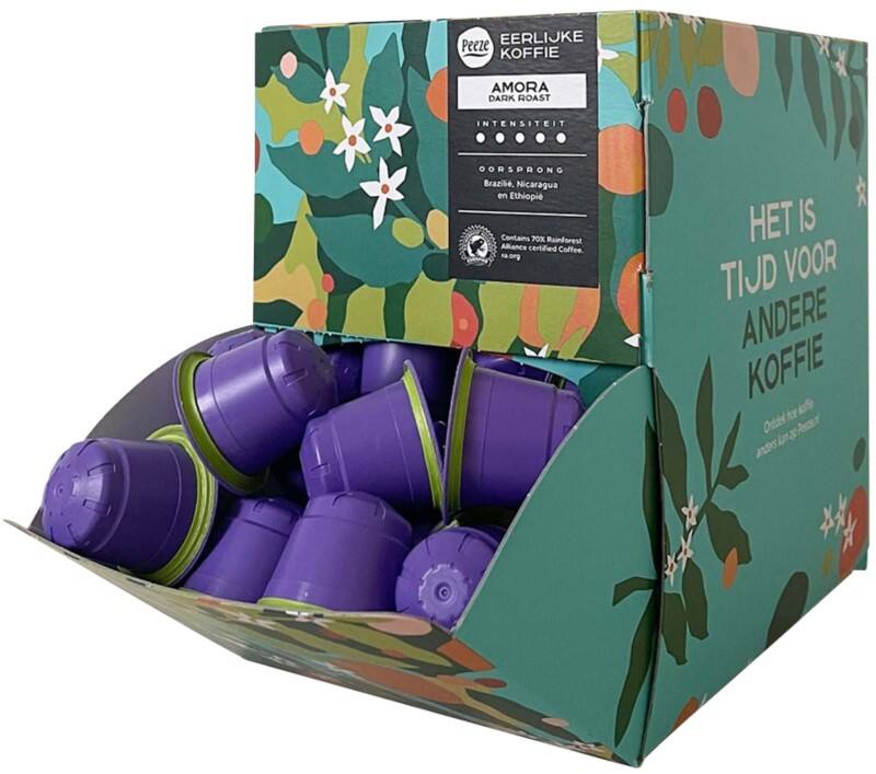 Capsules de café Peeze Amora 100 unités