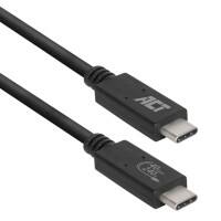 Câble USB ACT AC7451 Noir 0,8 m