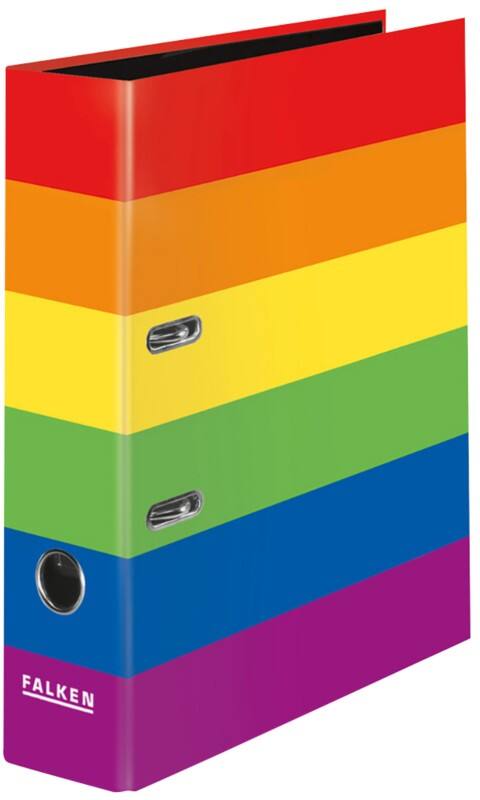 Classeur à levier Falken Large A4 80 mm Multicolore 21001368000F Plastique Brillant