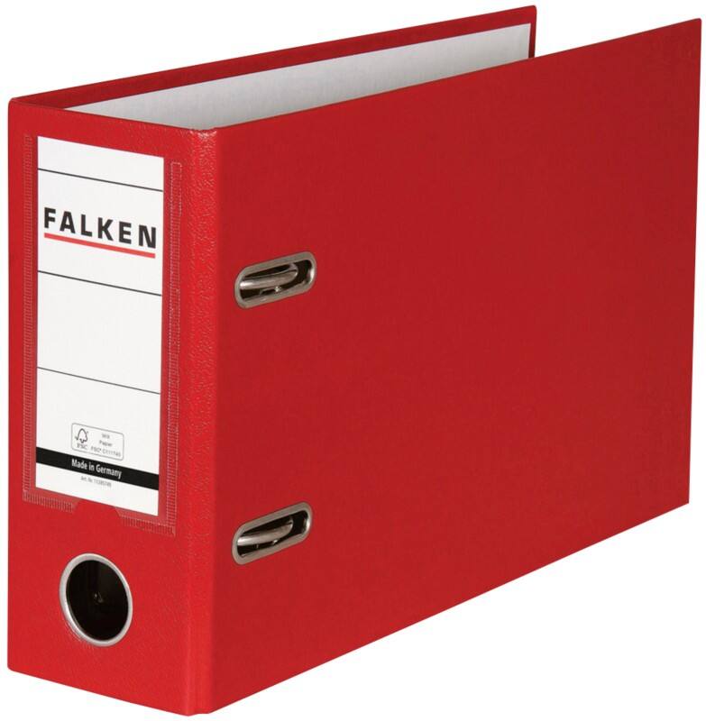 Classeur à levier Falken Large A5 80 mm Rouge 11285749000F Plastique Paysage