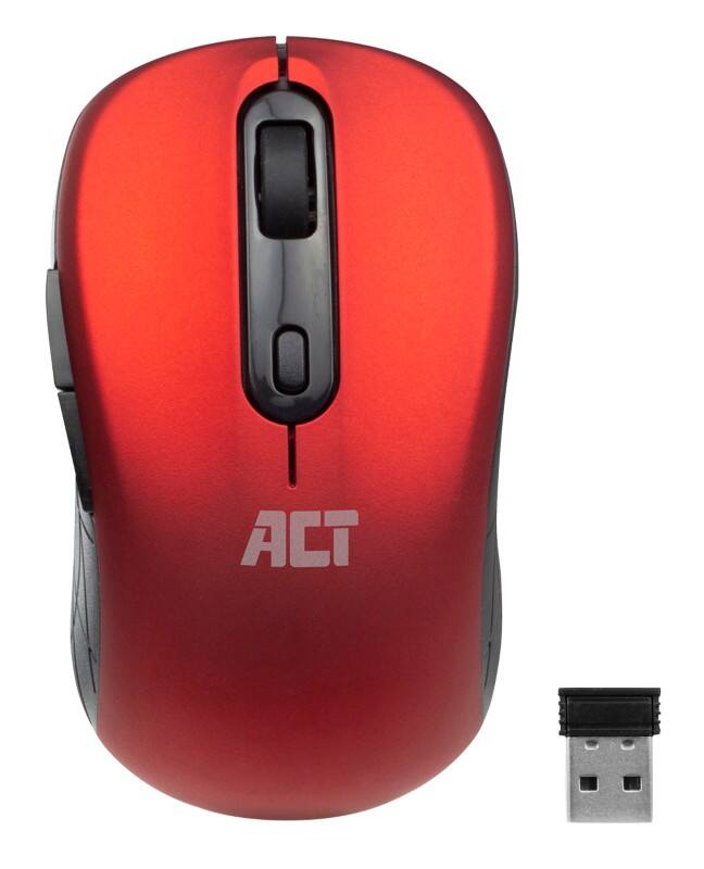 Souris sans fil ACT AC5135 Avec USB Rouge